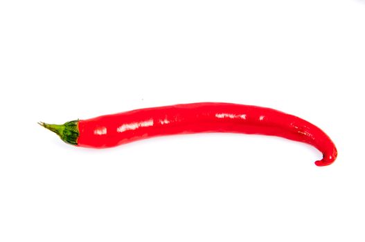 An image of red chilli pepper isolated