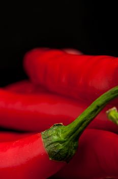 An image of red chilli pepper isolated