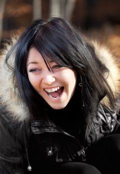 Smiling young woman