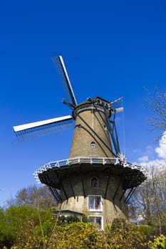 Beatiful Colored Windmill (full-length, vertical) in Alkmaar