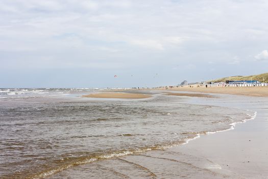 Beach on North Sea, the Netherlands