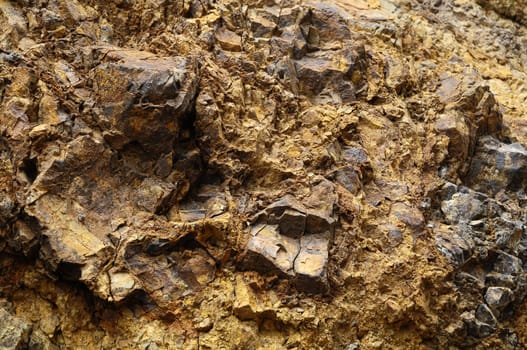 Close Up of a Volcanic Rock in Canary Islands Spain