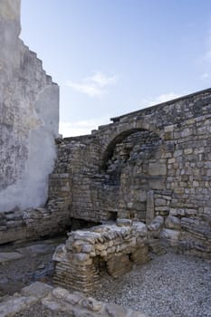 Croatia - Porec on Istria peninsula. Euphrasian Basilica - UNESCO World Heritage Site.