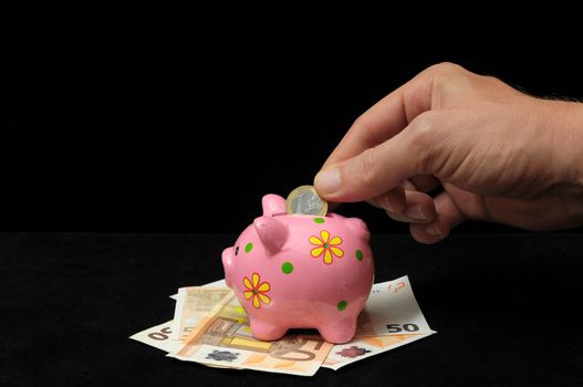 Save Money with One Pink Pig Piggy Bank