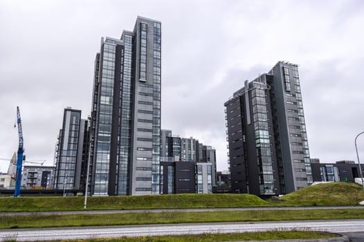 modern buildings of Reykjavik