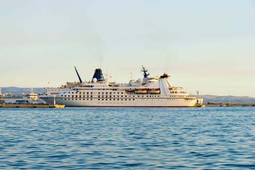 Cruise Ship at the berth, Adriatic Sea