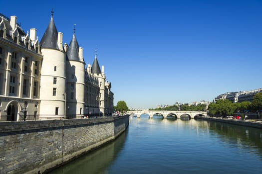 Bridge over Seine, Paris, France