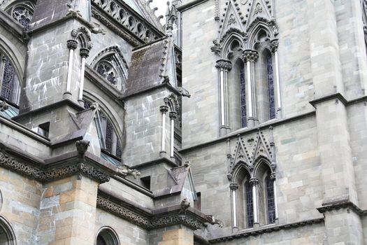 The Nidaros Cathedral in Trondheim ,Norway