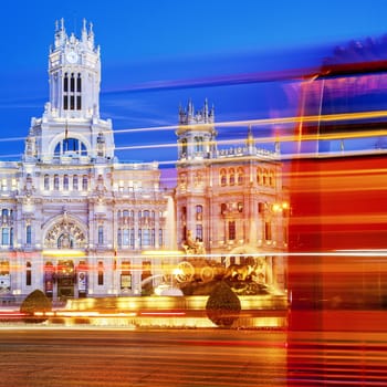 Plaza de la Cibeles, Madrid, Spain. 