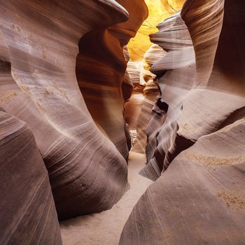 View in Antelope Canyon, Page, Arizona, USA 