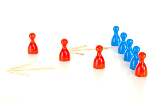 Meeples following the right way for successful life