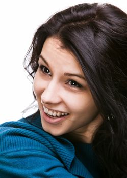 Portrait of a smiling young woman