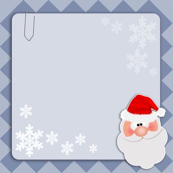 Christmas background with Santa Claus