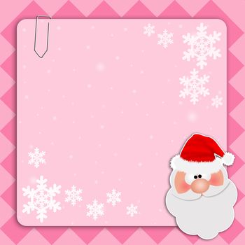 Christmas background with Santa Claus