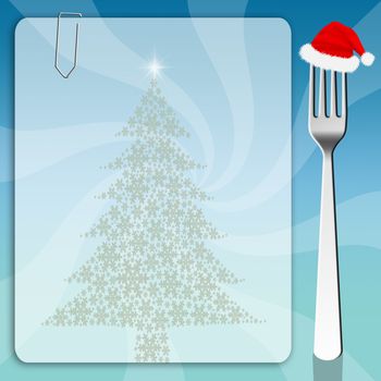 Christmas Menu background