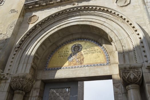 Croatia - Porec on Istria peninsula. Euphrasian Basilica - UNESCO World Heritage Site.