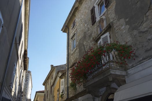 street in Porec, Croatia