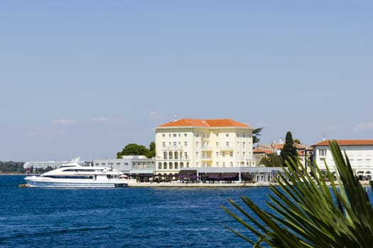 View of Porec from the island of St. Nicholas (Sveti Nikola)