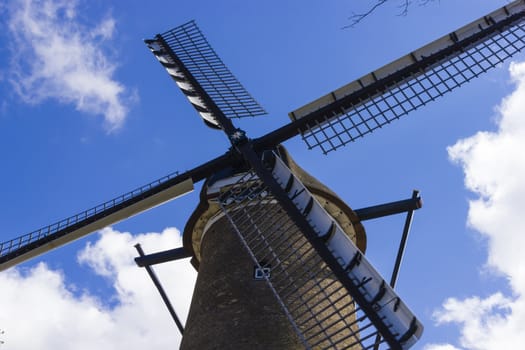 Beatiful Colored Windmill(close-up) in Alkmaar