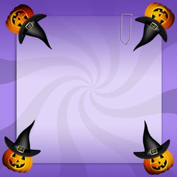 illustration of pumpkins background for Halloween