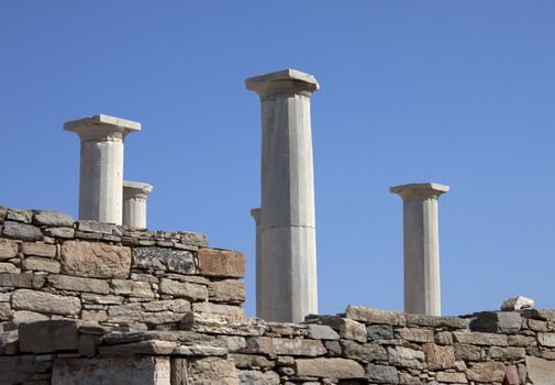 Ancient Greece, open air museum on Delos island 