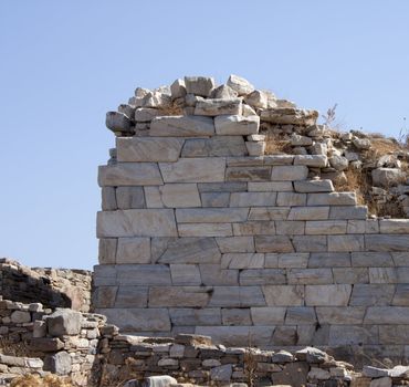 Ancient Greece, open air museum on Delos island 