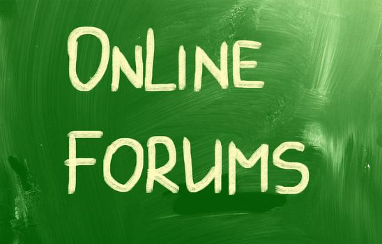 social media concept - text on a blackboard