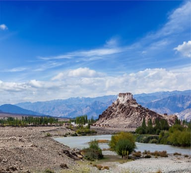 Stakna Gompa - Buddhist monastery of the Drugpa sect in Leh district, Ladakh, India