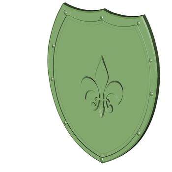 Image of a shield, as protection concept.