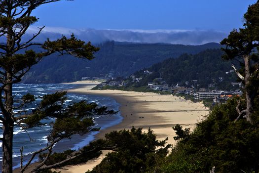 City of Cannon Beach on the Oregon coast.