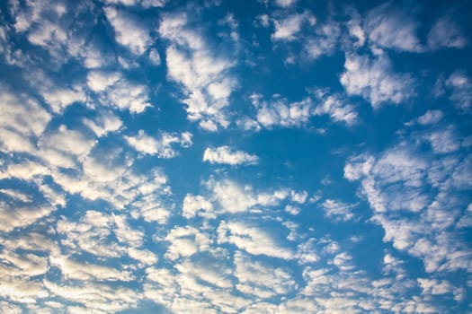 Blue Sky With Clouds Background