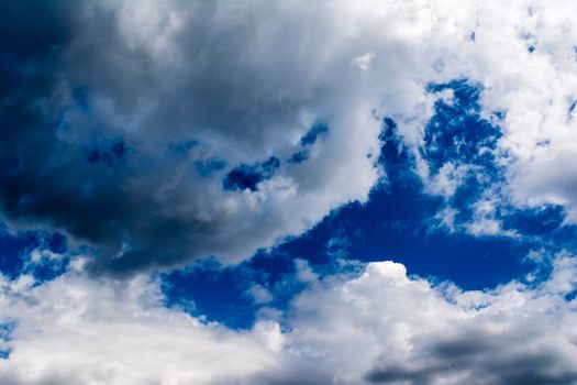 Dark and white Sky Clouds with vivid colors