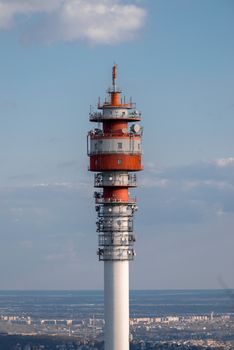 Large Communication tower against sky outdoors