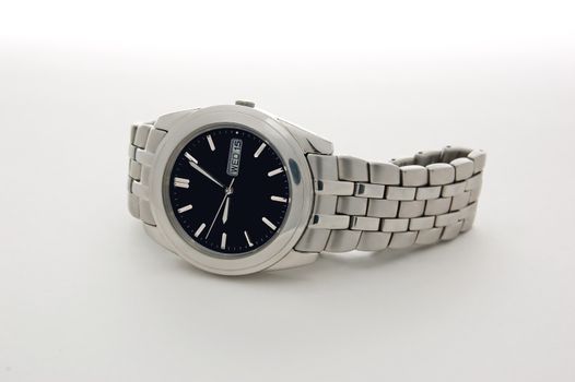 wristwatch in white background