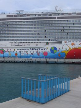 Norwegian Breakaway Cruise Ship in Bermuda