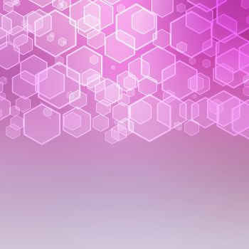 abstract background with hexagon texture