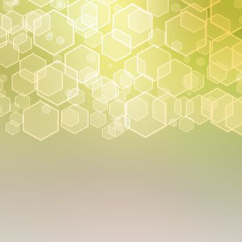 abstract background with hexagon texture