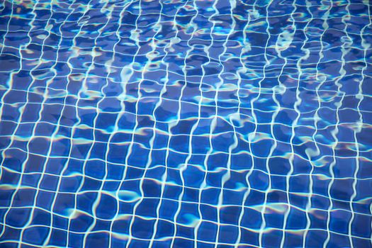 Swimming pool background with tiles