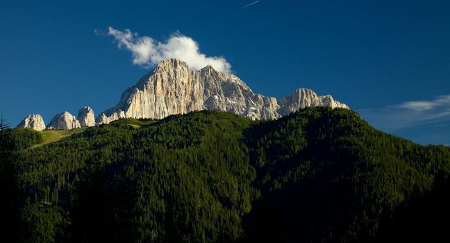 Mountain landscape in the Dolomites, Italy