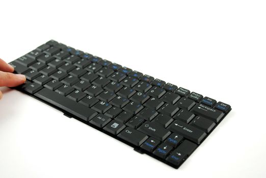 picture of a computer keyboard showing the individual keys 