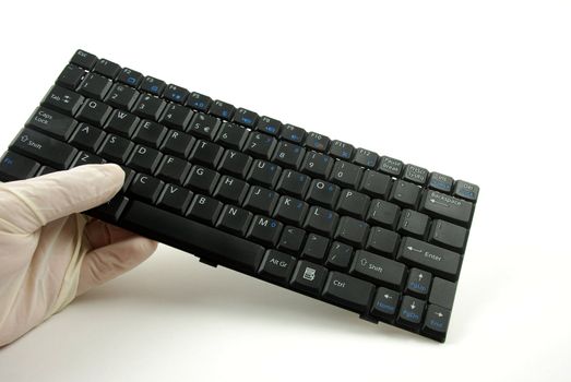 picture of a computer keyboard showing the individual keys 