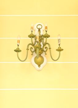 antique luxurious ornate gold wall chandelier