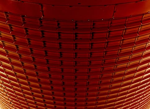 red industrial plate texture (close up of patternt) backgorund