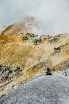 Jigokudani hell mountain in Noboribetsu Japan9