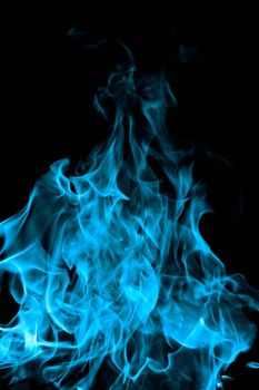 blue flames of fire as  abstract backgorund