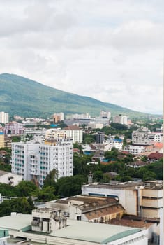 building of chiangmai city in thailand in daylight time