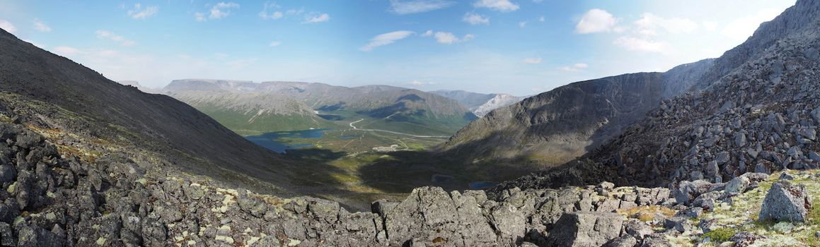 Mountain panorama. Hibiny