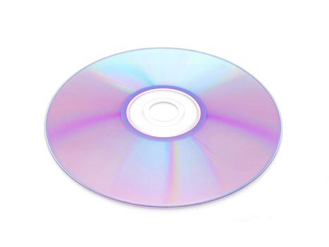 CD on white background 