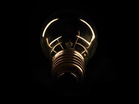 light on a dark background