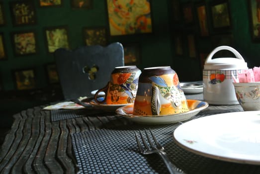 Tea ready to be served.